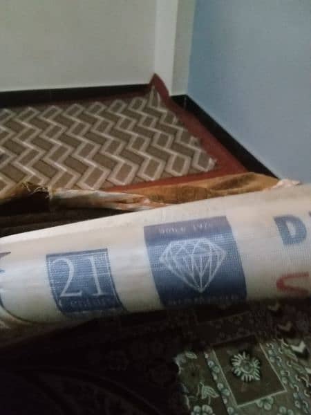 3×6.5 feet mattress  diamond  good condition 2 mattress 1