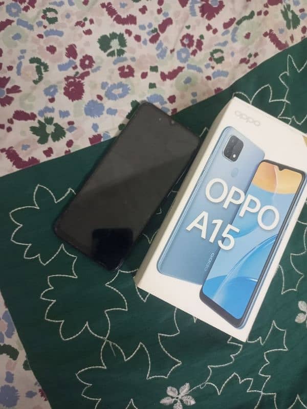 oppo A15 3 32 with only box 0