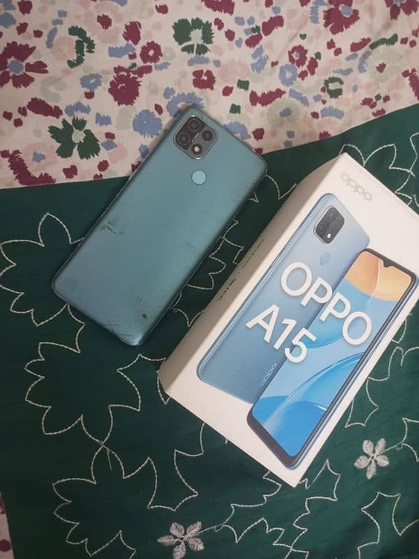 oppo A15 3 32 with only box 1