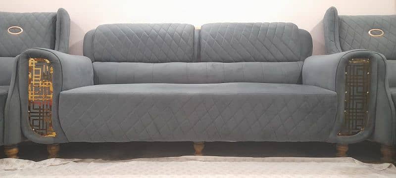 ASSALAM O ALLAIKUM 7 SEVEN SEATER SOFA NEW WARRANTY AVAILABLE. 5