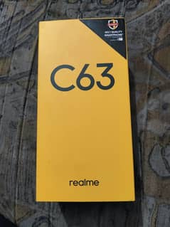 Realme C63 6/128 Brand new used just 3 days Market price: 38000 0