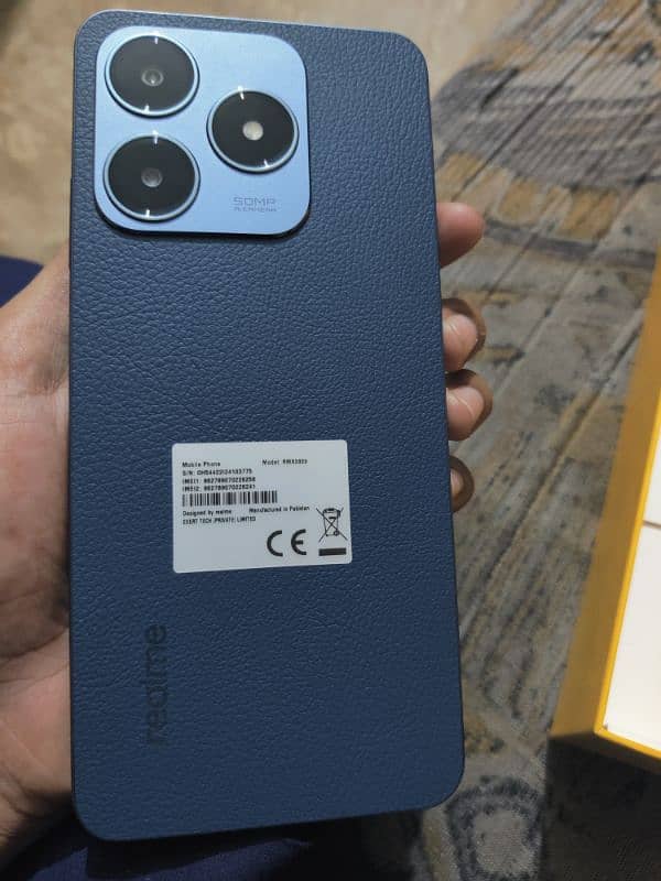 Realme C63 6/128 Brand new used just 3 days Market price: 38000 4