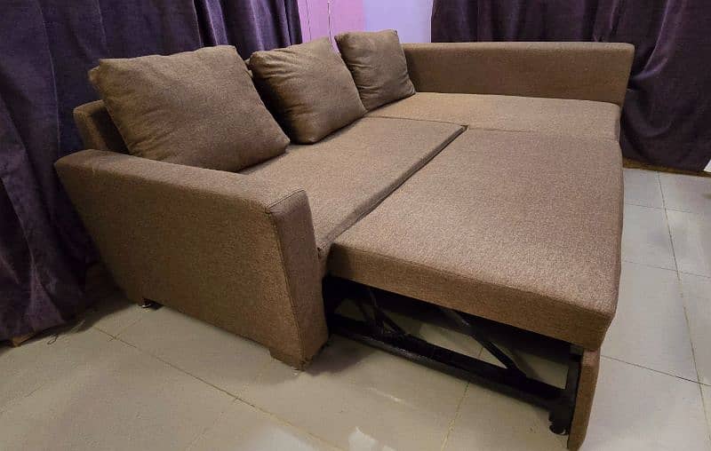 L Shape Sofa Cum Bed 3