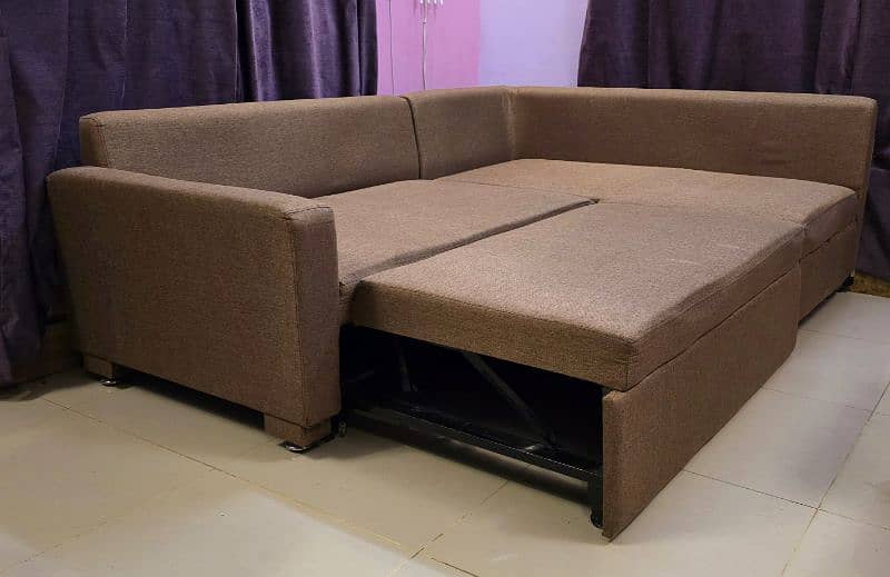 L Shape Sofa Cum Bed 6