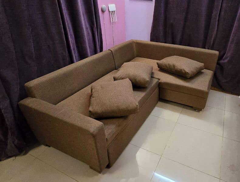 L Shape Sofa Cum Bed 9