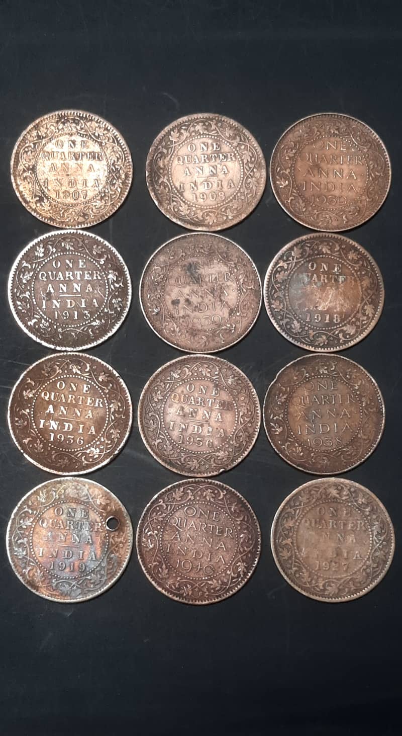 Lot of British india Rare and Old coins for sale. 1