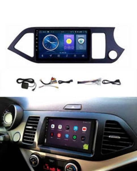 Kia Picanto Model 2019-2023 Android LCD Multimedia Panel 9 inch 1