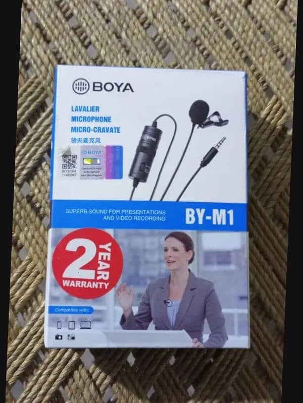 Boya M1 Lavalier Collar Microphone 0