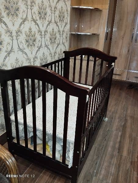 imported wooden baby cot, baby bed 2