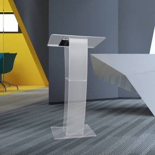 acrylic podium dice rostrum 1