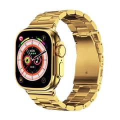 H11 Ultra2 Smartwatch - Gold and Black Straps