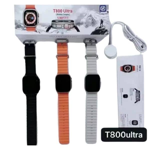 T800 Ultra Smart Watch - Bluetooth Call & Heart Rate 5