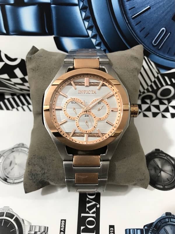 INVICTA-BOLT-ROSE GOLD-TWO TONE-NEW WATCH-RADO-OMEGA-ROLEX-TISSOT-TAG 0