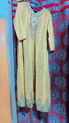 new westren dress 2pc dupta and frook untouch