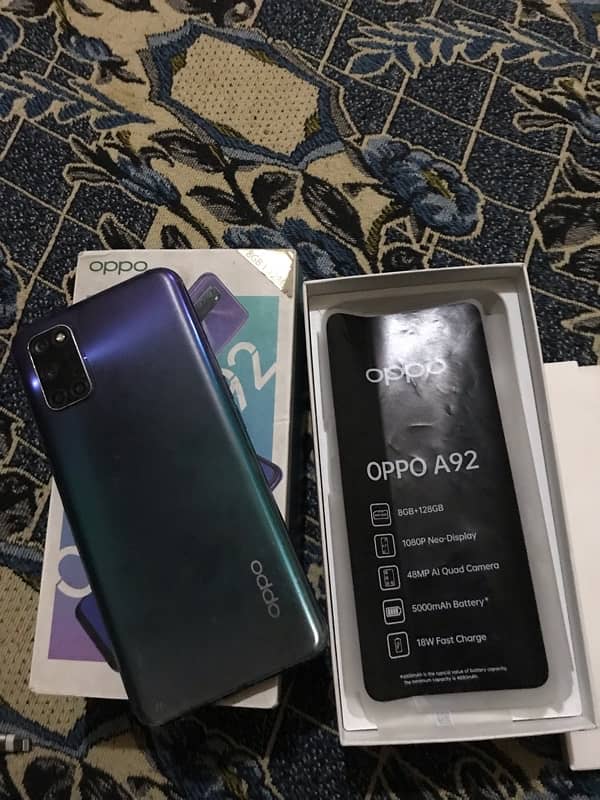 Oppo A92 8/128 full Box All ok 8