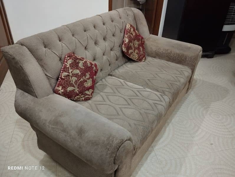 Sofa set valvet poshish, molty foam filling 2