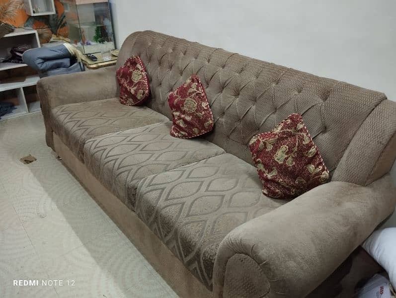 Sofa set valvet poshish, molty foam filling 3