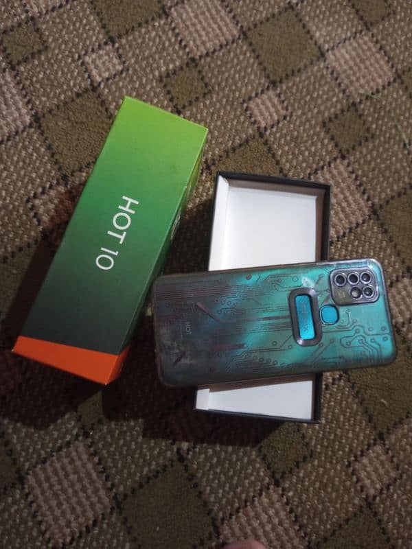 infinix hot 10 4 64 with box 03190847836 0