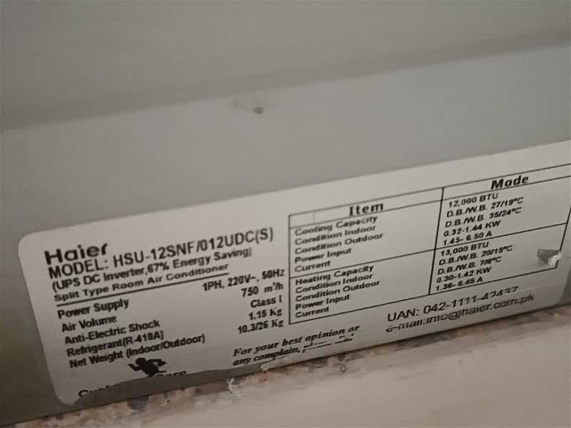 Haier DC inverter 1