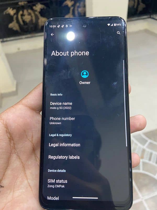 moto 5 5g 2022 4/64 single sim approved lush condition. . . 6