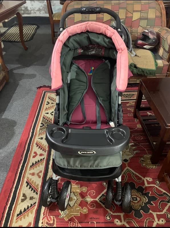 1- Baby Pram Imported  2- Baby Walker Imported 1