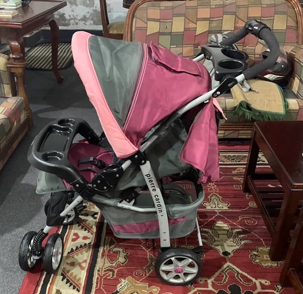 1- Baby Pram Imported  2- Baby Walker Imported 3