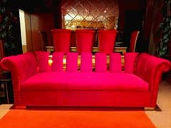 New Velvet Sofa Set 0