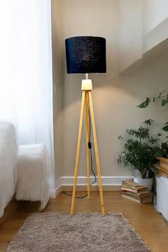 Wooden Floor Lamp