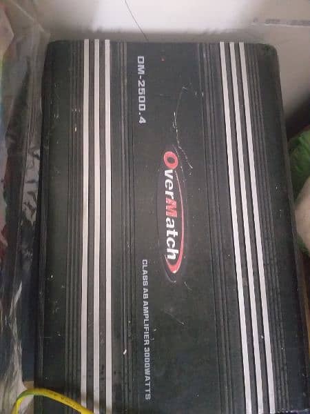 overmatch 3000watt amplifier orginal 1