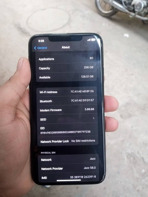 Iphone 11 pro max PTA approved 256gb 9