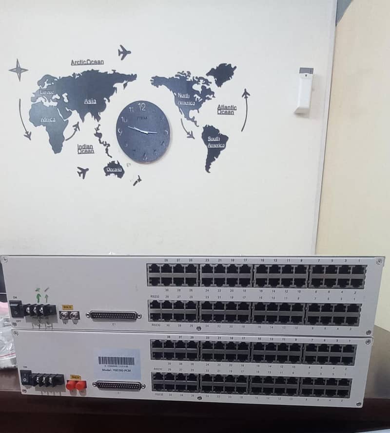 60 Channel Phone Voice Multiplexer over Fiber 1