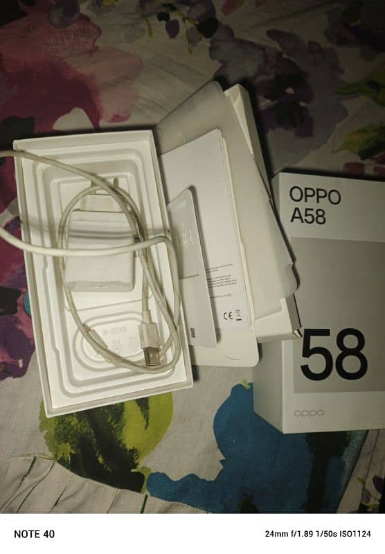 oppo a58 8/128 panel change full box waranti 8 mon 10/10 th 1