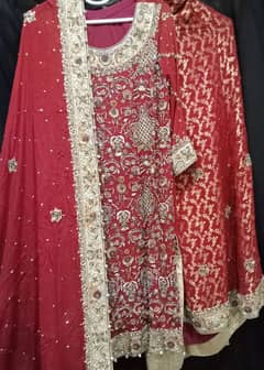 Beautiful red bridal dress 0