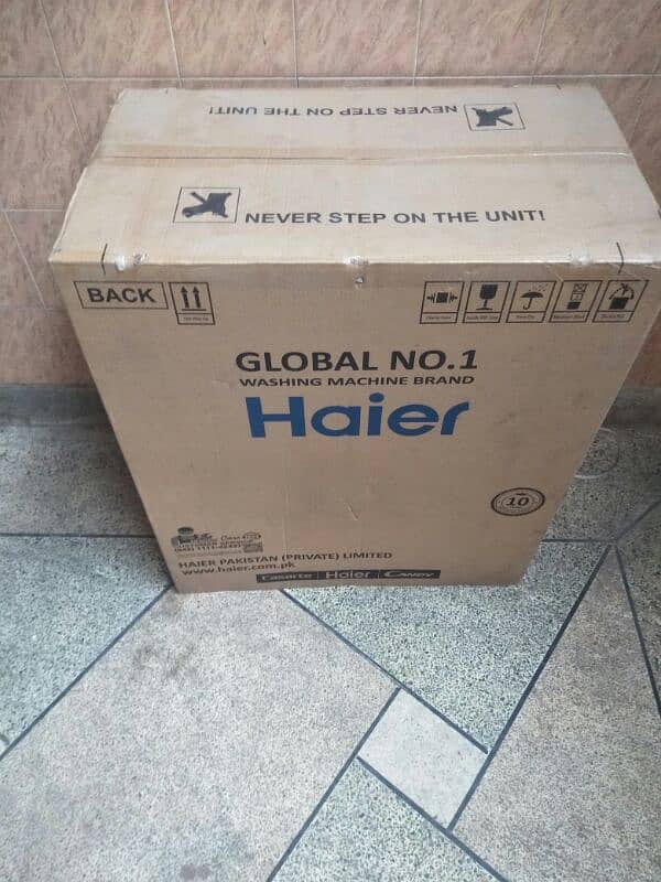 Haier 8kg semi auto washing machine box pack unused 1