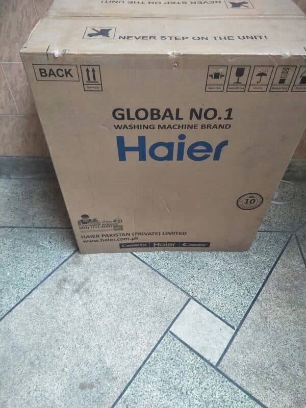 Haier 8kg semi auto washing machine box pack unused 2