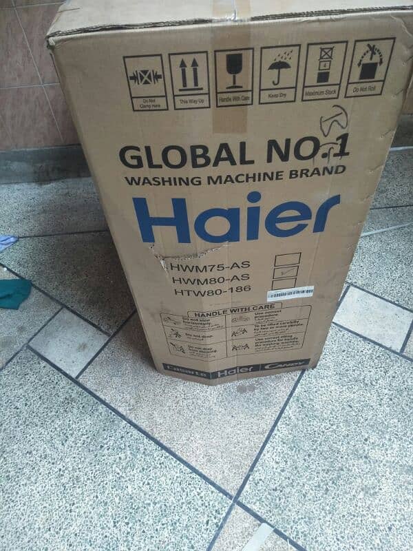 Haier 8kg semi auto washing machine box pack unused 3