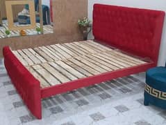 New Velvet Poshish Double size Bed