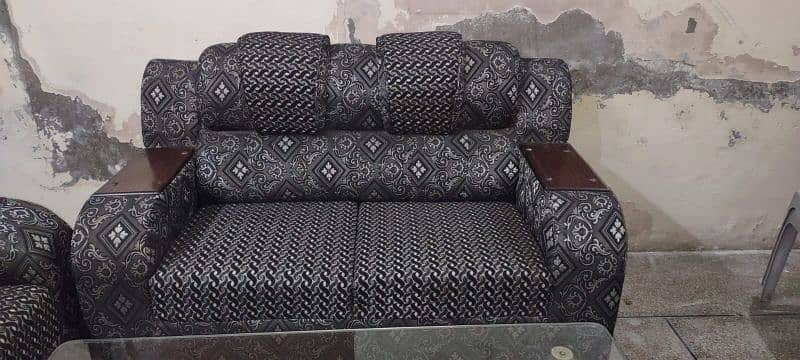 6 seater sofa and tables set 2