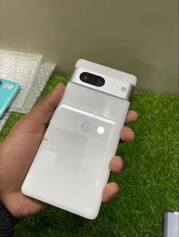 Google pixel 7a white fresh like new factory unlock 0