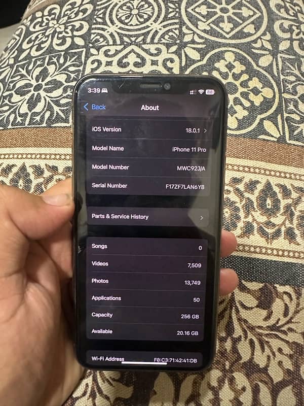 Iphone 11 Pro (256GB) (PTA Approved) 1