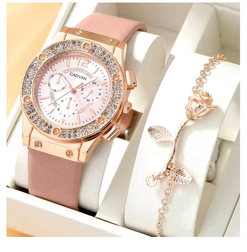 5 Piece set Fashion Women Quartz Watch 2