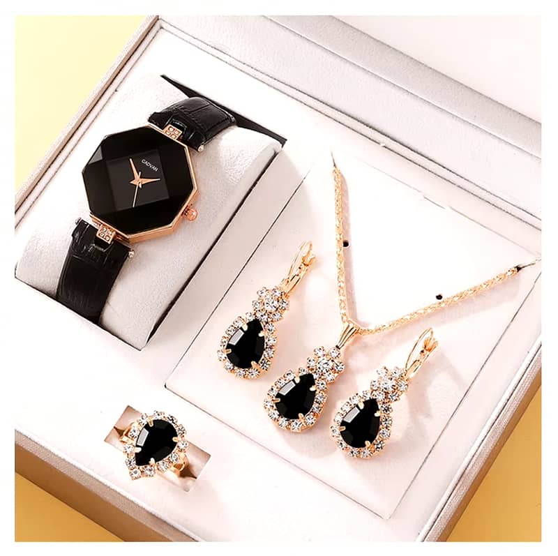 5 Piece set Fashion Women Quartz Watch 11