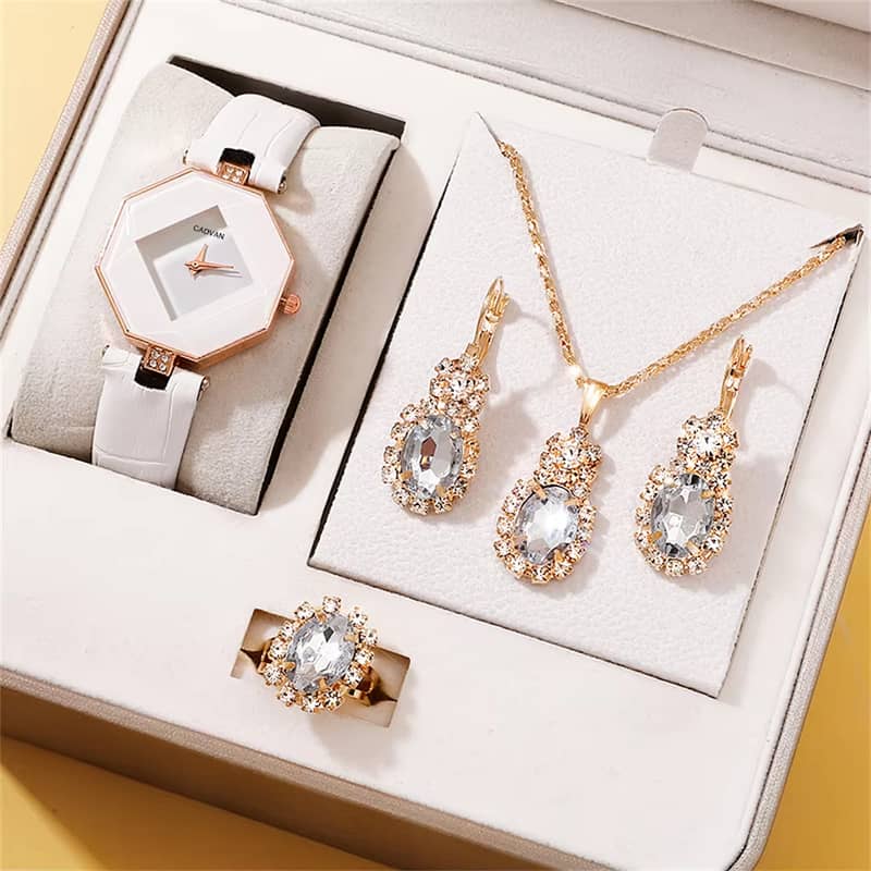 5 Piece set Fashion Women Quartz Watch 13