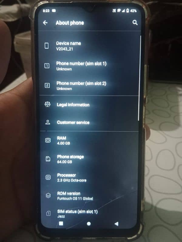 vivo y20 4 64 panel change ha 4