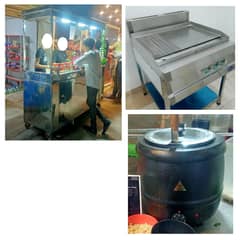 Commercial Counter, Hotplate, & Soup Warmer