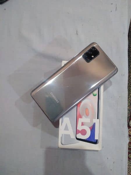 SAMSUNG A51 Mobile 6/128 Gb storage with Box no open no repair all ok 2