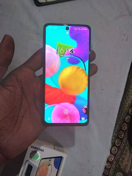 SAMSUNG A51 Mobile 6/128 Gb storage with Box no open no repair all ok 19