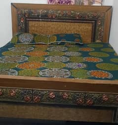 Double bed with mattress