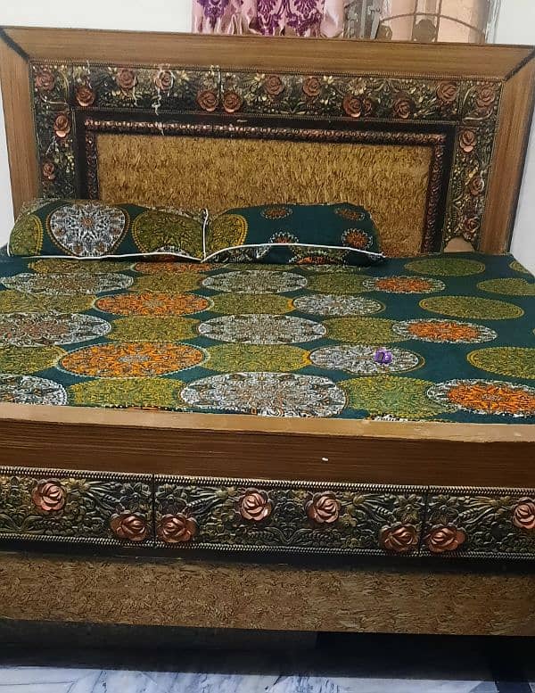 Double bed with mattress 1