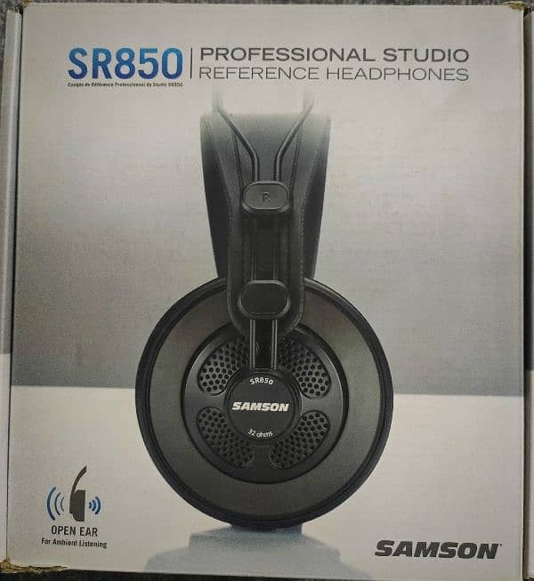 SAMSON SR850 PROFESSIONAL STUDIO HEADPHONES 2